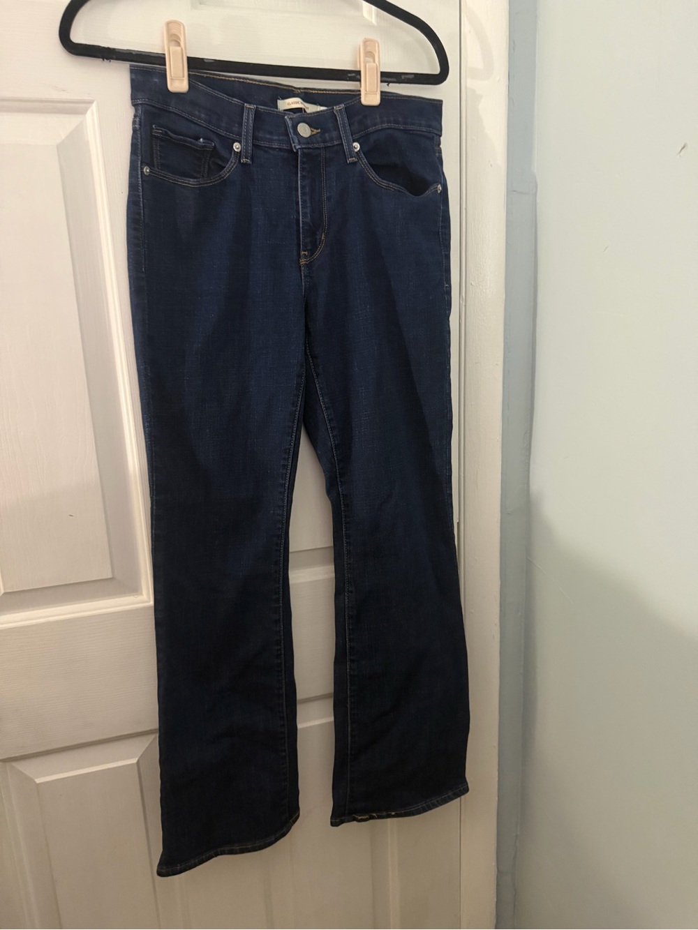 Levi’s Classic Bootcut Jeans Women’s 4 W27 L30 Dark Wash Stretch